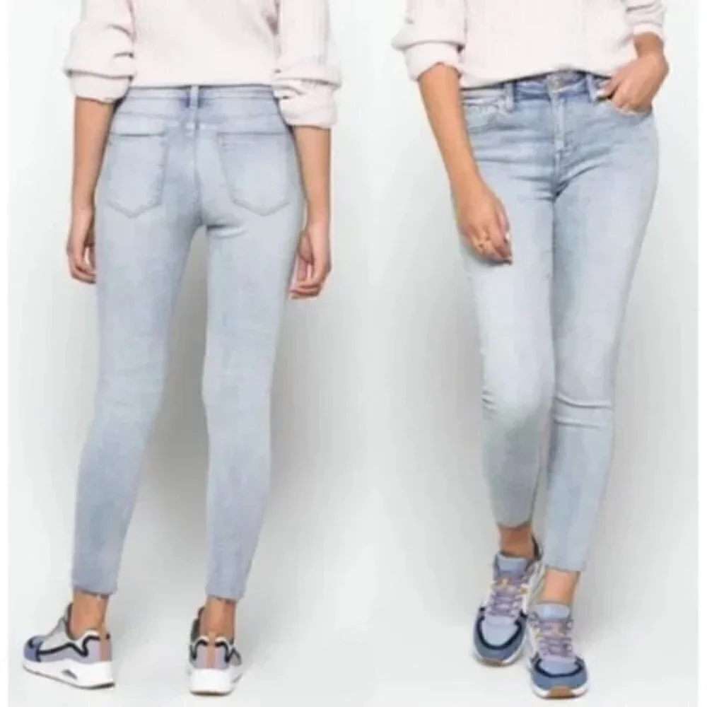 PISTOLA Arielle Skinny High Waist Scissor Cut Hem Jean Size 32